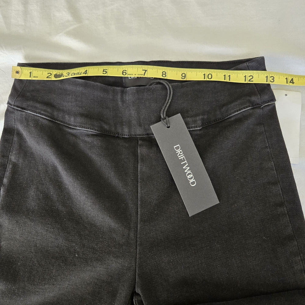 DRIFTWOOD Black Jeans With Floral Embroidery - Picture 3 of 13